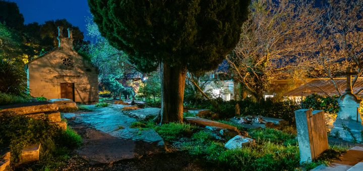 The old cemetery in Omiš